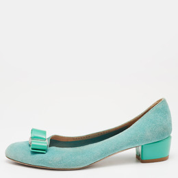 Salvatore Ferragamo: Голубые балетки  Varina