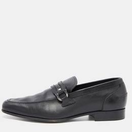 Salvatore Ferragamo: Чёрные мокасины  Gancini