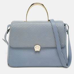 Aigner: Голубая сумка на руку 