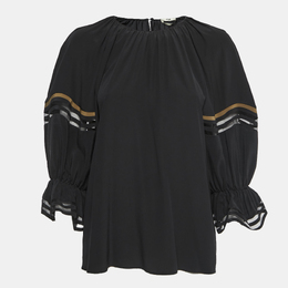 Fendi: Чёрный топ 