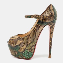 Christian Louboutin: Многоцветные туфли 