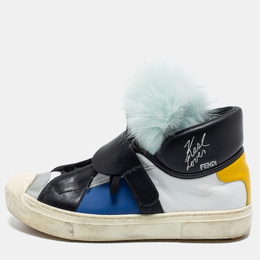 Fendi: Многоцветные кроссовки  Karlito