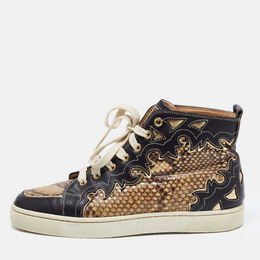 Christian Louboutin: Чёрные кроссовки 