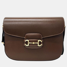 Gucci: Коричневая сумка  1955 Horsebit