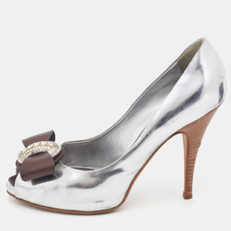 Giuseppe Zanotti: Серебристые босоножки 