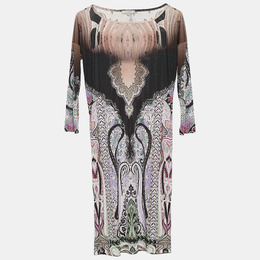 Etro: Многоцветное платье 