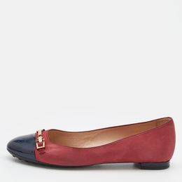 Tod's: Красные балетки 