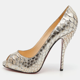 Christian Louboutin: Двухцветные босоножки 