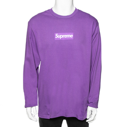 Supreme: Фиолетовая футболка 