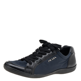 Prada Sport: Синие кроссовки 