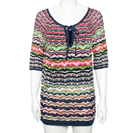 M Missoni: Многоцветный топ 