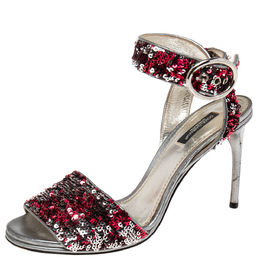 Dolce & Gabbana: Розовые сандалии 