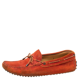 Tod's: Оранжевые туфли 