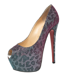 Christian Louboutin: Двухцветные туфли 