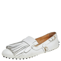 Tod's: Белые мокасины 