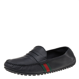 Gucci: Чёрные мокасины  Web