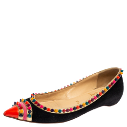 Christian Louboutin: Чёрные балетки 