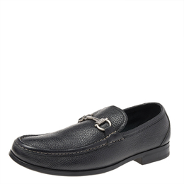 Salvatore Ferragamo: Чёрные мокасины  Gancini