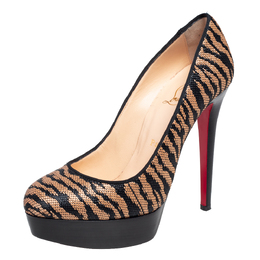 Christian Louboutin: Двухцветные туфли 