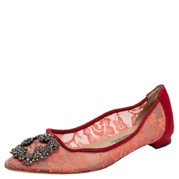 Manolo Blahnik: Красные балетки  Hangisi