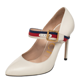 Gucci: Белые туфли  Sylvie