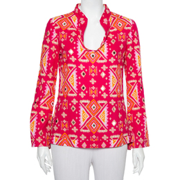 Tory Burch: Розовый топ 