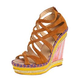 Christian Louboutin: Коричневые мокасины 