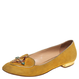 Charlotte Olympia: Жёлтые балетки 