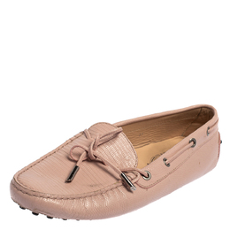 Tod's: Розовые мокасины 