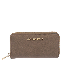Michael Kors: Бежевый кошелёк 