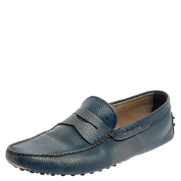 Tod's: Голубые туфли  Gommino