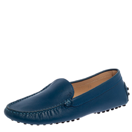 Tod's: Голубые мокасины 