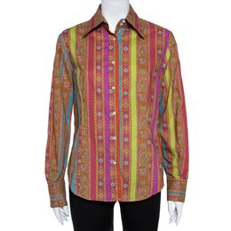 Etro: Оранжевая рубашка 