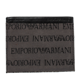 Emporio Armani: Чёрный картхолдер 