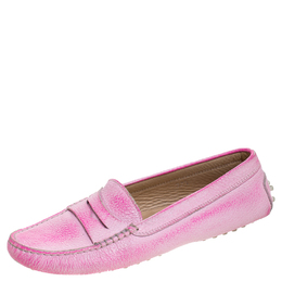 Tod's: Розовые мокасины 