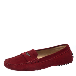 Tod's: Красные мокасины 