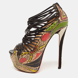 Christian Louboutin: Многоцветные туфли 
