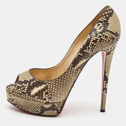 Christian Louboutin: Двухцветные туфли 