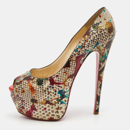Christian Louboutin: Двухцветные туфли 