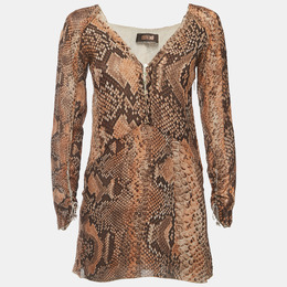 Roberto Cavalli: Коричневое платье 