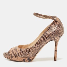Jimmy Choo: Двухцветные босоножки 