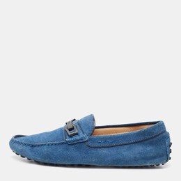 Tod's: Голубые мокасины 
