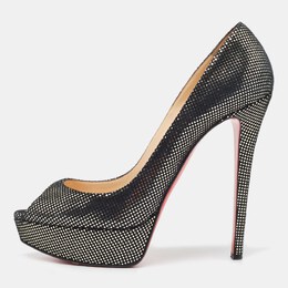 Christian Louboutin: Двухцветные туфли 