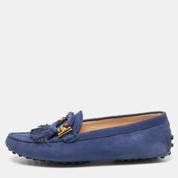 Tod's: Голубые мокасины 