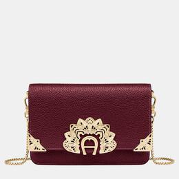 Aigner: Бордовый кошелёк 