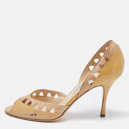 Jimmy Choo: Двухцветные босоножки 