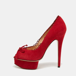 Charlotte Olympia: Красные босоножки 