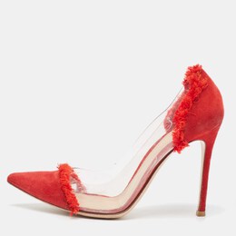 Gianvito Rossi: Красные туфли  Plexi