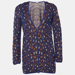 M Missoni: Фиолетовый кардиган 