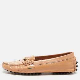 Tod's: Бежевые мокасины 